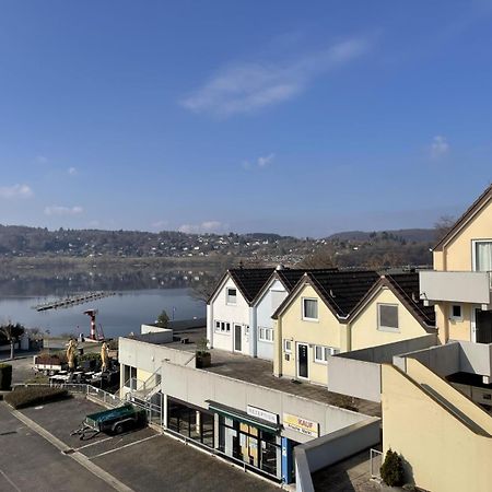 Gemutliche 93m2Fewo mit 2 Schlafzimmern und seitlichem Seeblick vom Balkon Scheid  Exterior foto