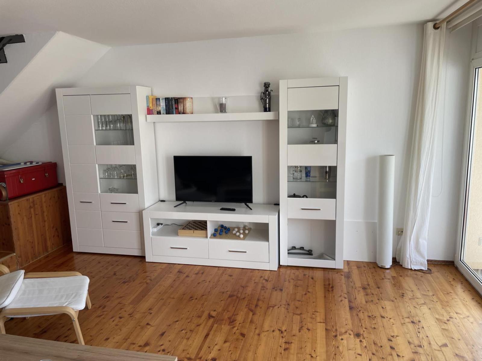 Gemutliche 93m2Fewo mit 2 Schlafzimmern und seitlichem Seeblick vom Balkon Scheid  Exterior foto